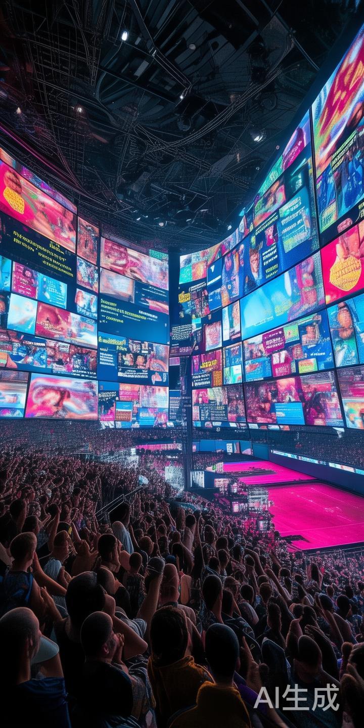 此外，新版本还引入了丰富的互动元素。例如，观众可以